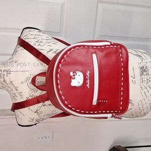 Sanrio Hello Kitty Red and White Mini Backpack